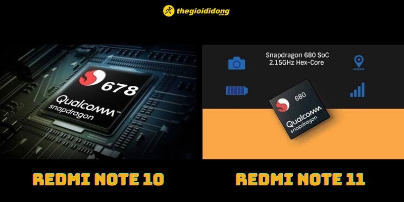 Con chip trang bị trên Redmi Note 10 và Redmi Note 11 Con chip trang bị trên Redmi Note 10 và Redmi Note 11