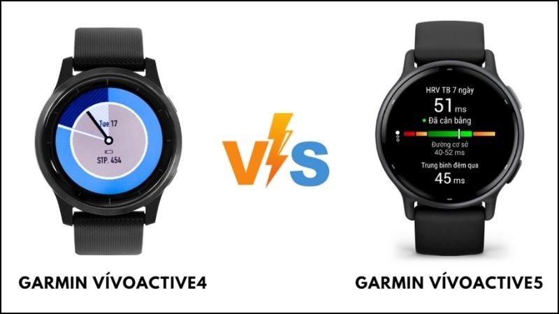 Garmin vívoactive 5 được nâng cấp lên màn hình AMOLED so với MIP ở phiên bản cũ