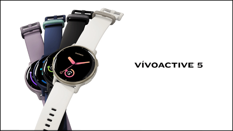 Garmin vívoactive 5 sở hữu màn hình AMOLED hiển thị sắc nét