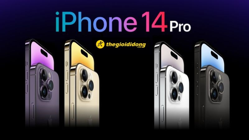 Bảng màu iPhone 14 Pro đa dạng và sang trọng