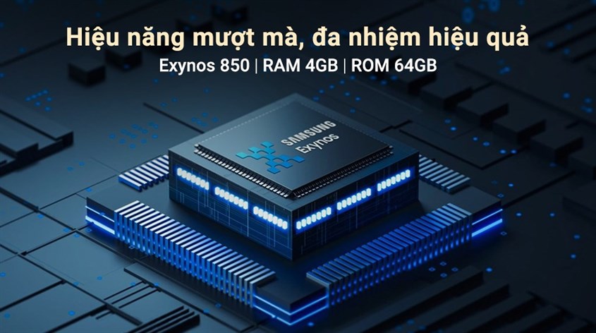 Con chip trên Samsung Galaxy A04s có hiệu năng mạnh mẽ, mượt mà Con chip trên Samsung Galaxy A04s có hiệu năng mạnh mẽ, mượt mà