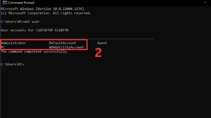 Xem các user có trên máy tính Xem các user có trên máy tính