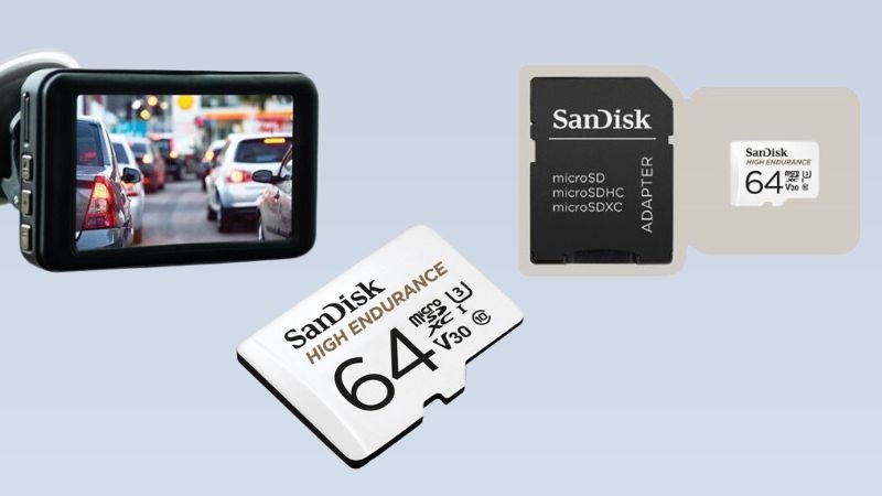 Thẻ nhớ chuyên Camera Sandisk MicroSD 64GB class 10_U3 có không gian lưu trữ rộng lớn