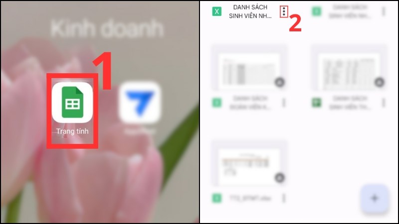 z Nhấn vào biểu tượng ba chấm bên cạnh file bạn muốn đổi tên