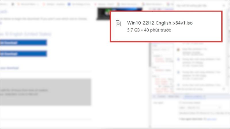 Thực hiện các bước như hướng dẫn để tải xuống file ISO Thực hiện các bước như hướng dẫn để tải xuống file ISO
