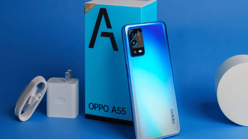 Oppo A55 có khả năng chống nước IPX4