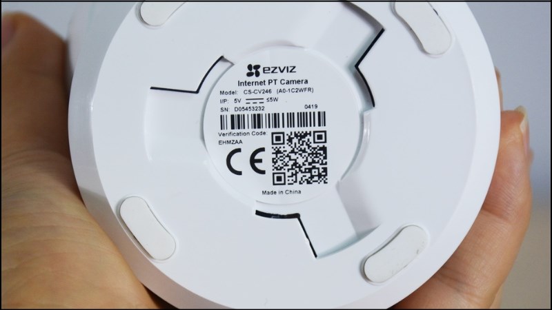 z Lấy mã xác thực camera Ezviz vô cùng rất đơn giản