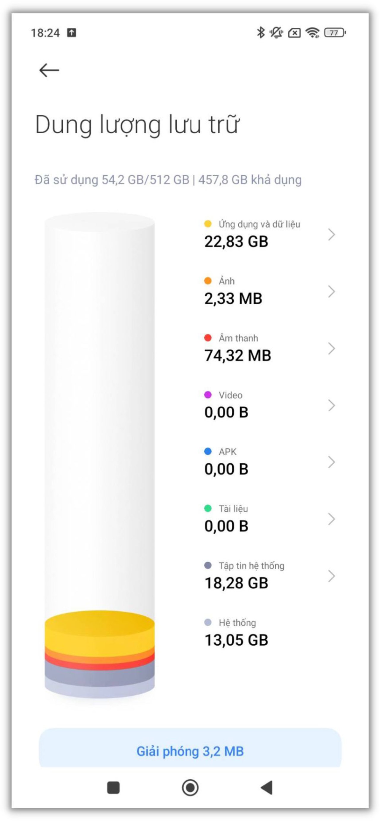 Dung lượng hệ thống của Xiaomi 13 Pro sau khi cập nhật Xiaomi HyperOS là 13.05 GB. Dung lượng hệ thống của Xiaomi 13 Pro sau khi cập nhật Xiaomi HyperOS là 13.05 GB.