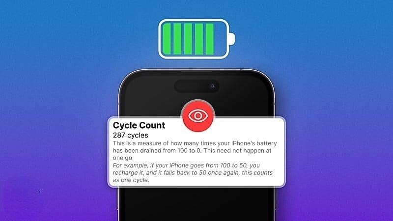 Xem số lần sạc là tính năng mới trên iPhone 15