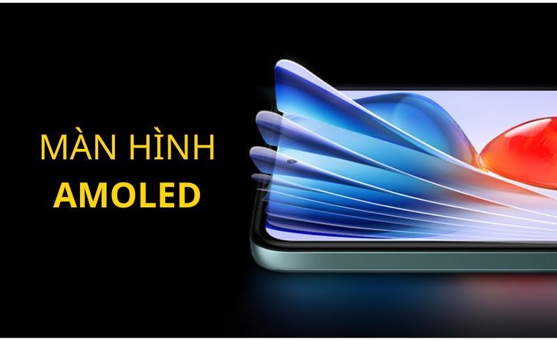 Màn hình AMOLED cho ra chất lượng hình ảnh sắc nét, chân thực