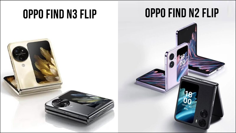 OPPO Find N3 Flip và OPPO Find N2 Flip sở hữu những tính năng riêng biệt