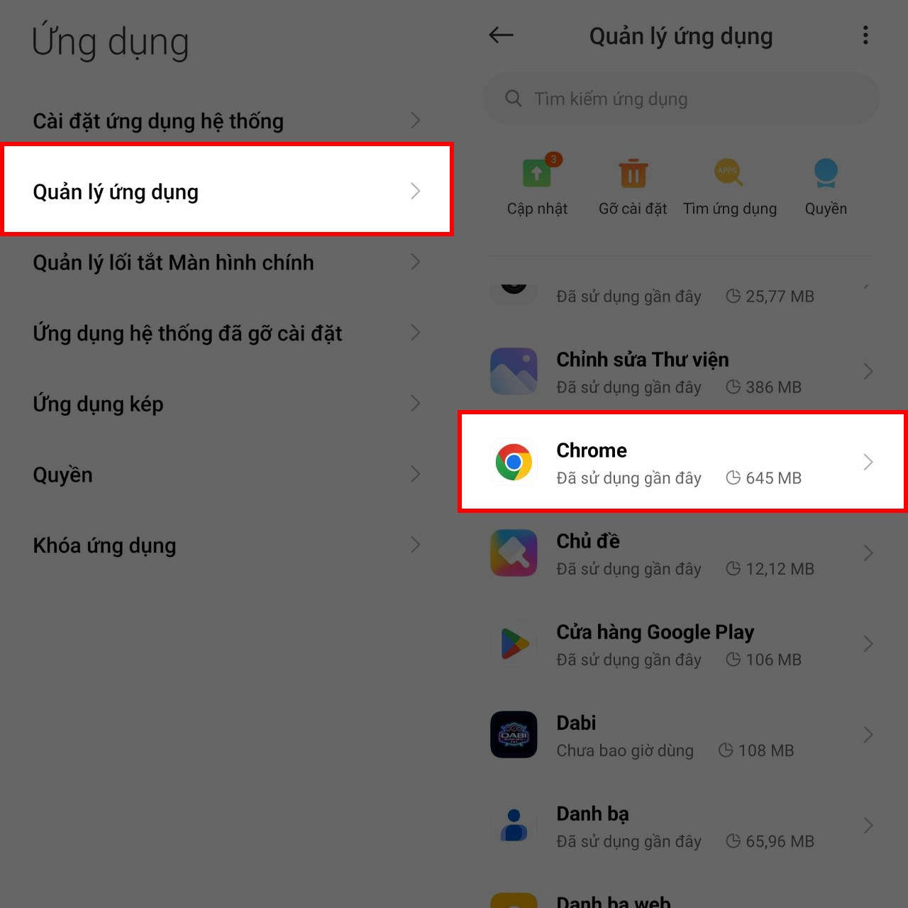 Cách mở link trên Messenger bằng Chrome