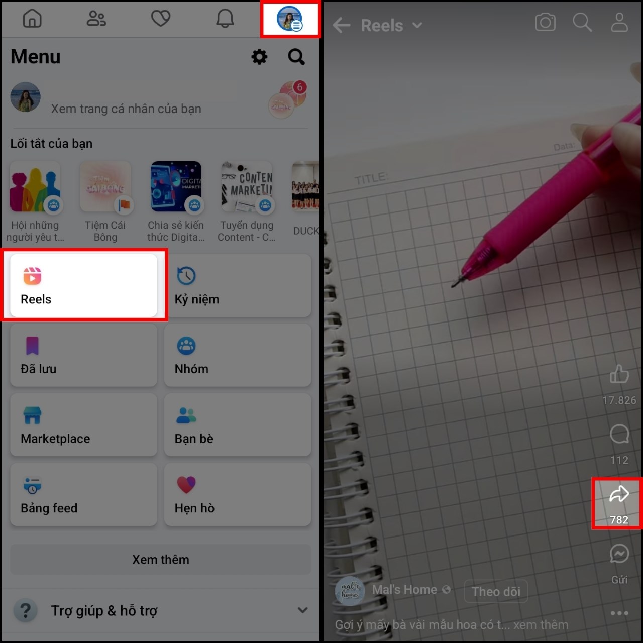 Cách chia sẻ Facebook Reels lên Instagram Story Cách chia sẻ Facebook Reels lên Instagram Story