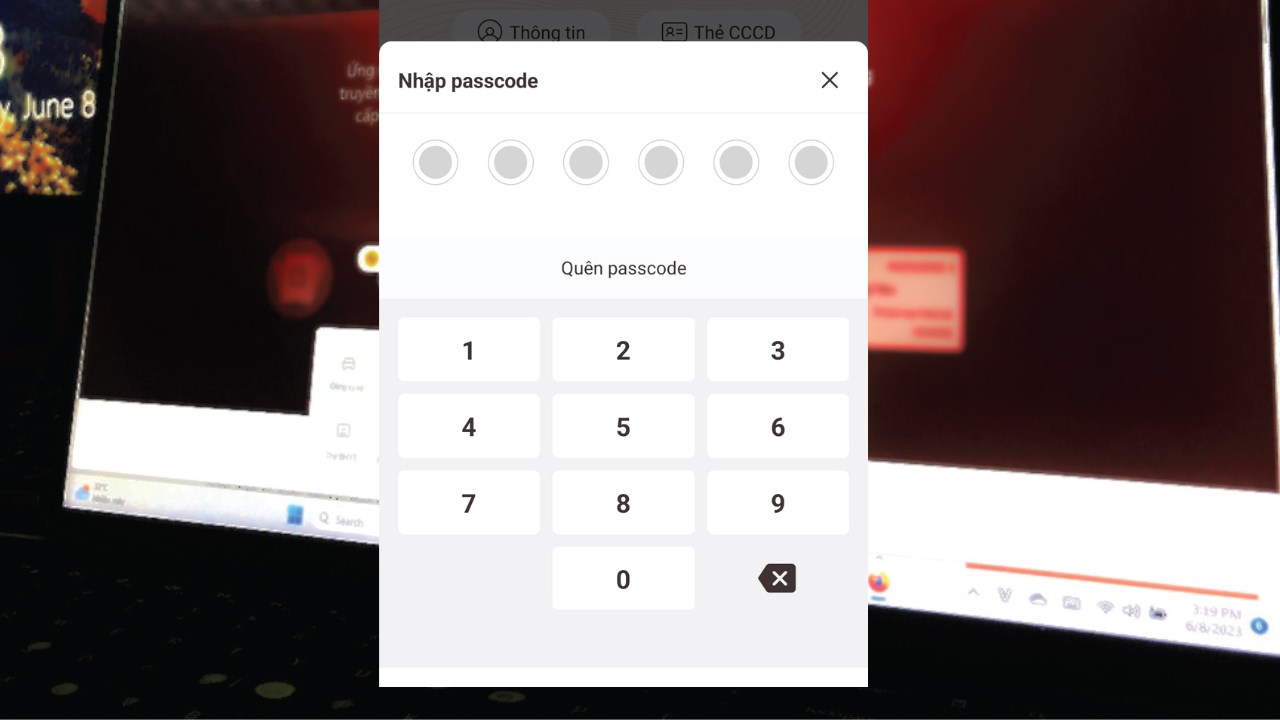 Cách lấy lại mã passcode trên VNeID