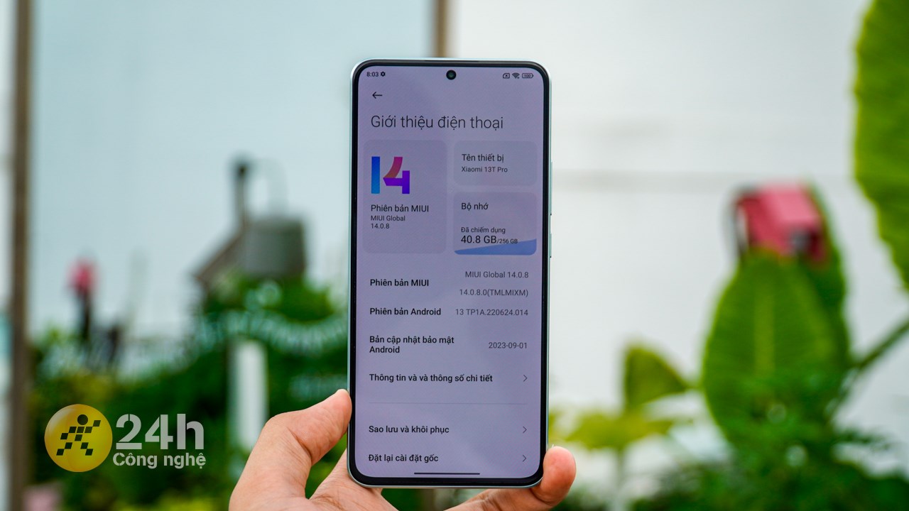 Xiaomi 13T Pro được trang bị bộ cấu hình mạnh mẽ. Xiaomi 13T Pro được trang bị bộ cấu hình mạnh mẽ.
