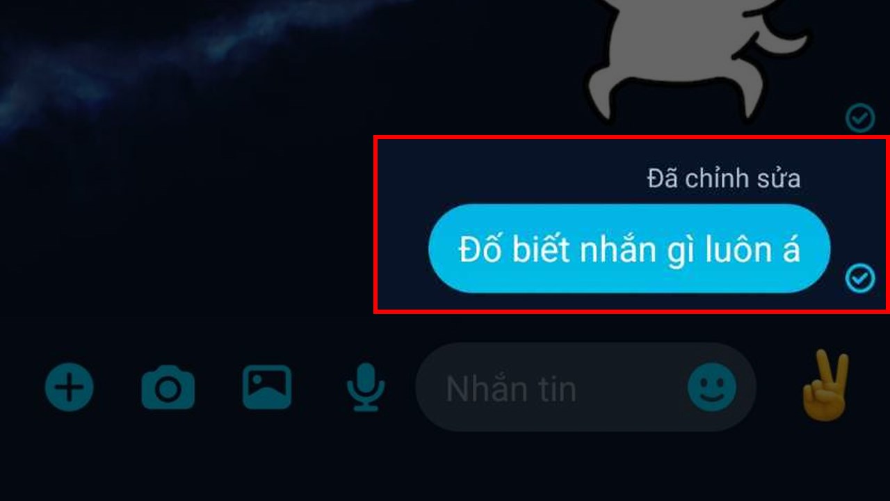 Cách sửa tin nhắn đã gửi trên Messenger