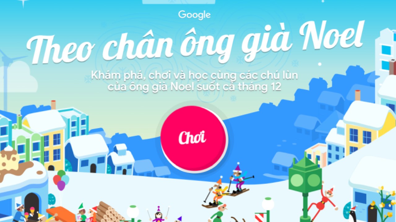 Google ra mắt loạt mini game hấp dẫn về chủ đề Giáng sinh