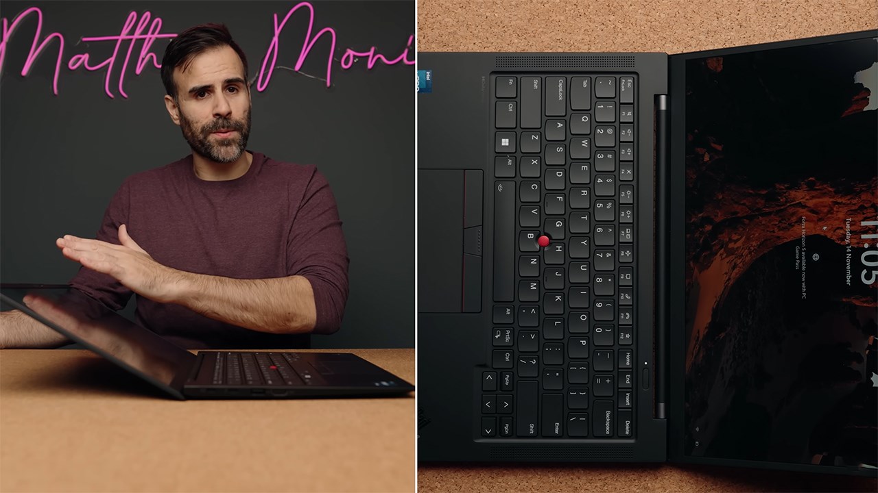 Lenovo ThinkPad X1 Carbon Gen 11 được hoàn thiện chỉn chu trong từng khâu thiết kế. Nguồn: Matthew Moniz.