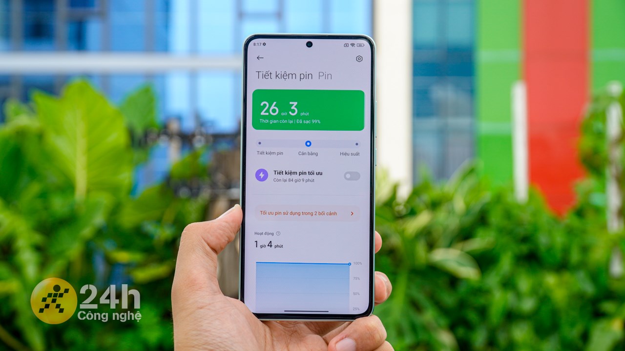 Xiaomi 13T Pro khi dùng bình thường còn cho thời gian sử dụng lâu dài hơn. Xiaomi 13T Pro khi dùng bình thường còn cho thời gian sử dụng lâu dài hơn.