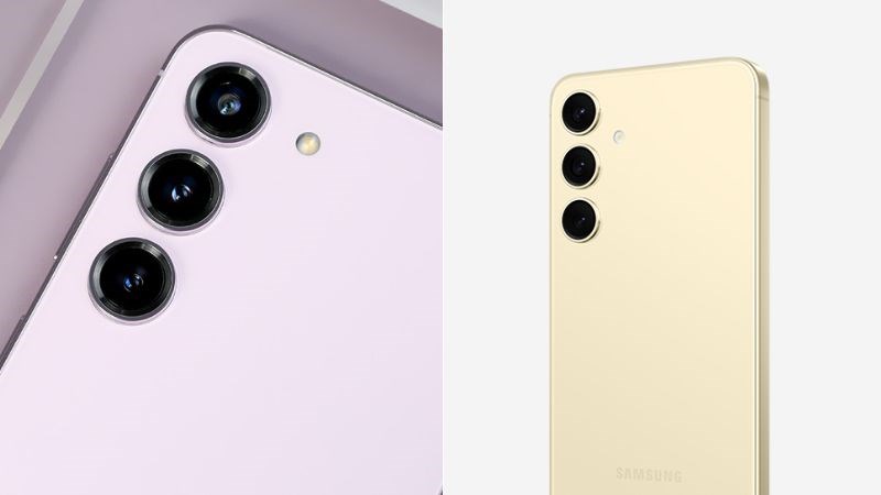 Thiết kế camera của 2 phiên bản giống hệt nhau Thiết kế camera của 2 phiên bản giống hệt nhau