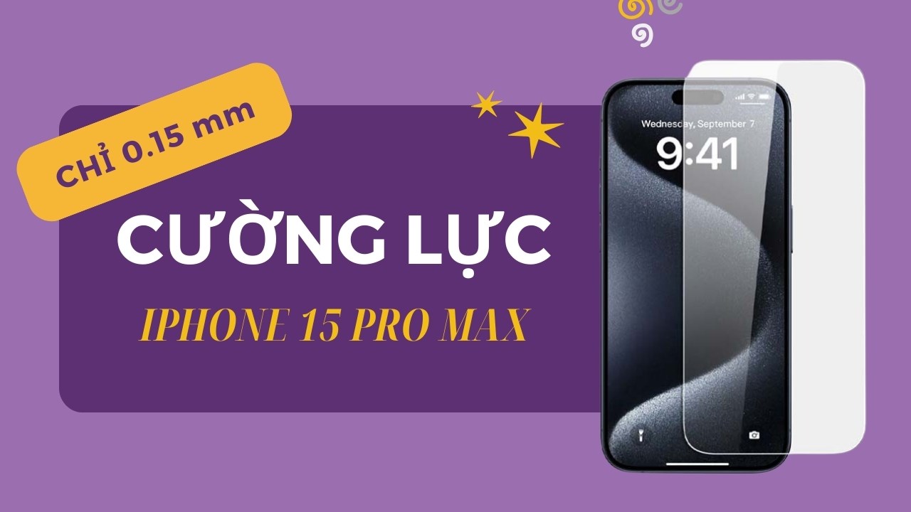 Có nên sắm cường lực iPhone 15 Pro Max đáng mua từ Jimcase vừa mới ra?