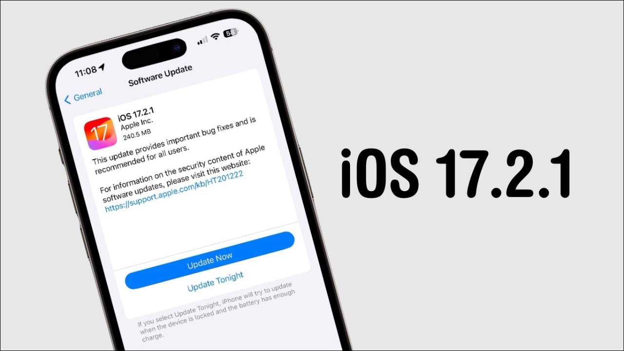 Apple phát hành iOS 17.2.1 với các bản sửa lỗi