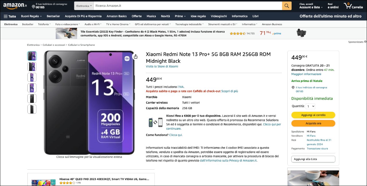 Lộ giá bán Redmi Note 13 Pro Plus bản quốc tế Lộ giá bán Redmi Note 13 Pro Plus bản quốc tế