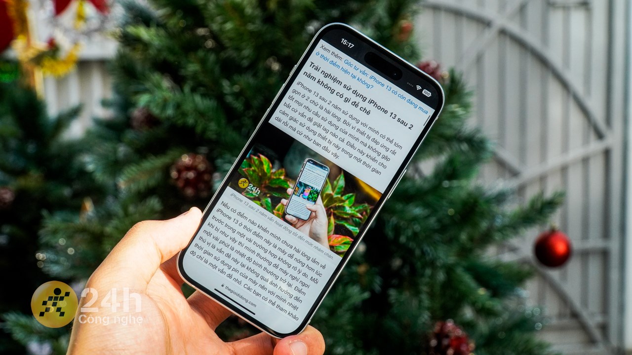 Với Apple A16 Bionic thì iPhone 15 đáp ứng tốt mọi nhu cầu sử dụng của mình.