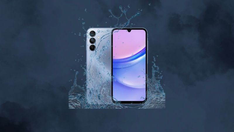 Samsung A15 không có khả năng chống nước Samsung A15 không có khả năng chống nước