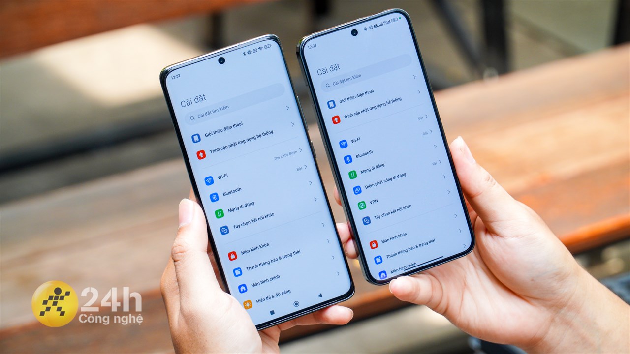 Biểu tượng cài đặt của cả 2 khi lên Xiaomi HyperOS là tương tự nhau. Biểu tượng cài đặt của cả 2 khi lên Xiaomi HyperOS là tương tự nhau.