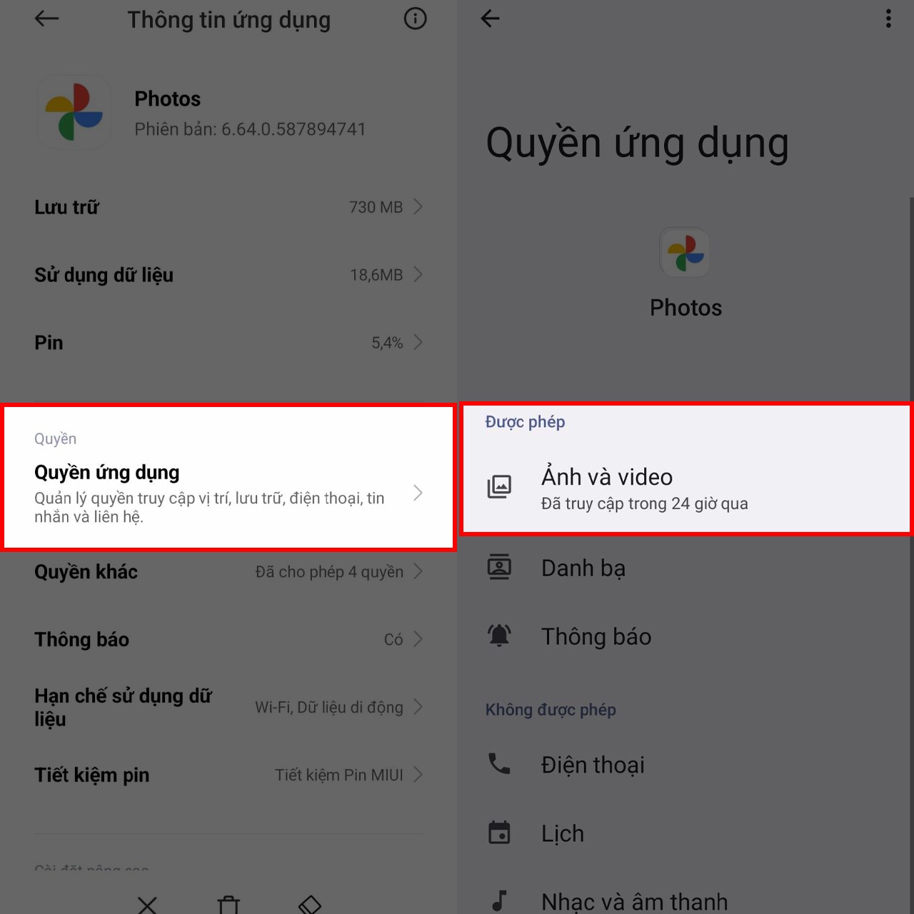 Không tải được video từ Google Photos Không tải được video từ Google Photos