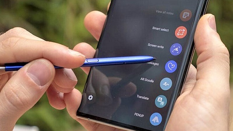 Chụp màn hình bằng bút S Pen trên Samsung S24 Ultra