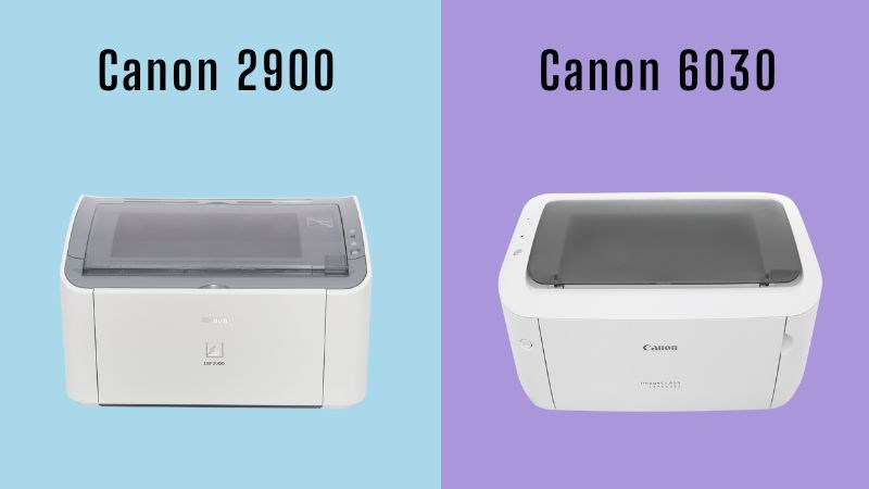 Canon 2900 và 6030 phù hợp cho từng mục đích sử dụng khác nhau