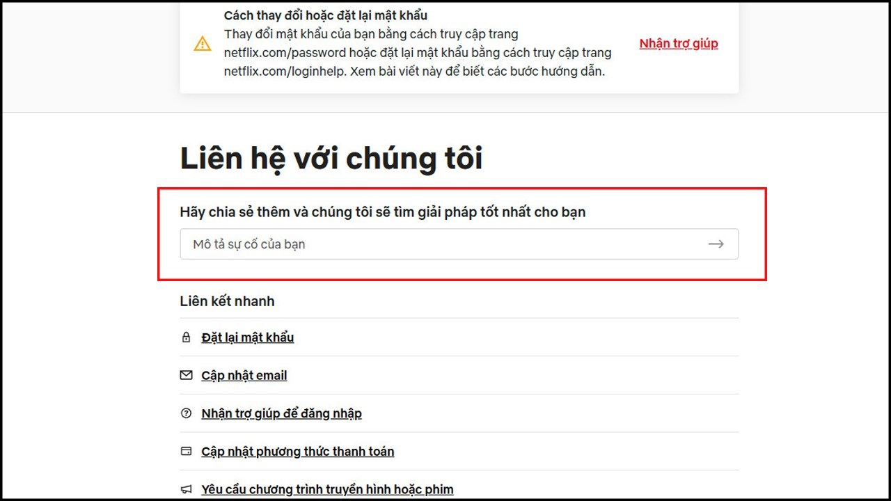 Không thể kết nối với Netflix trên điện thoại