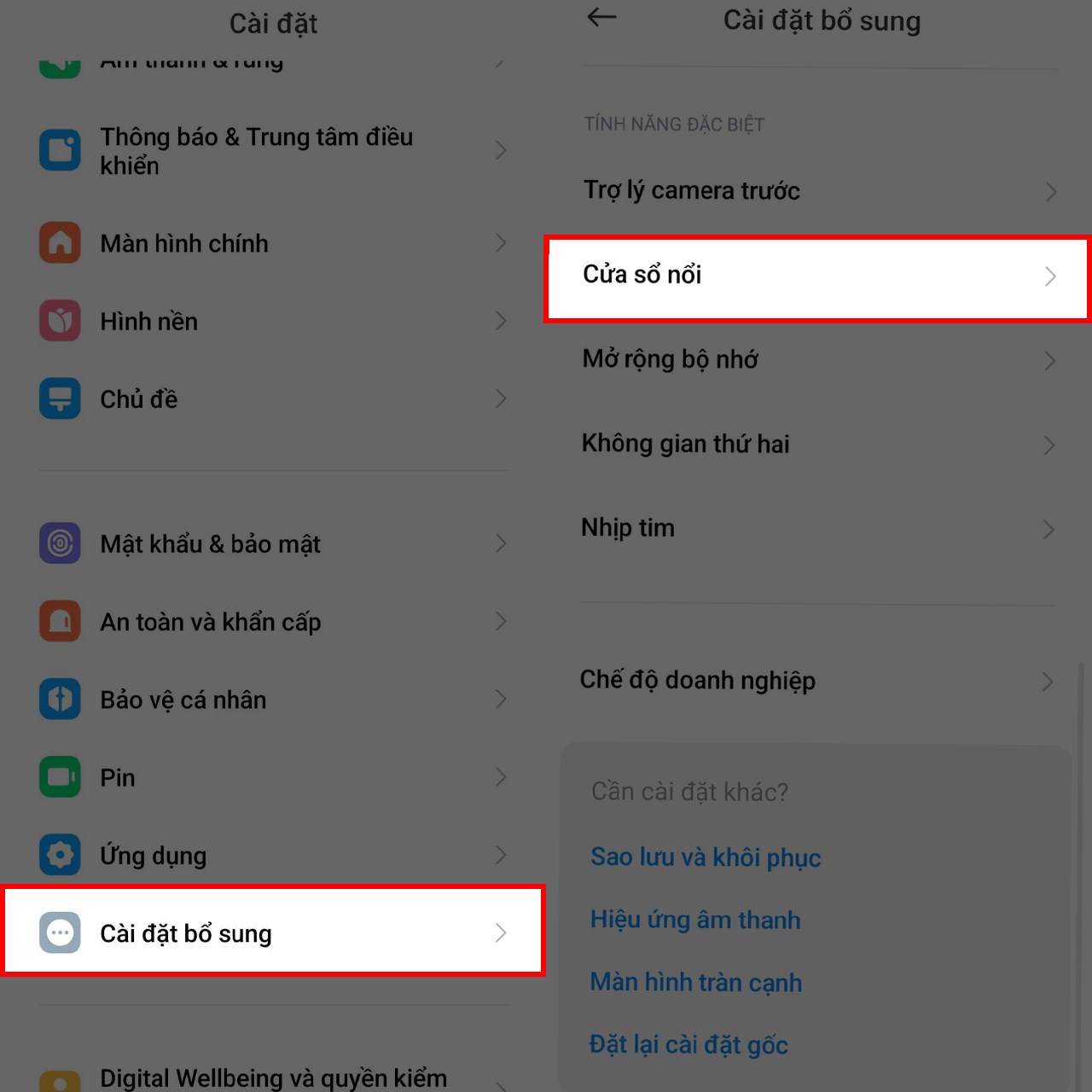 Cách bật độ phân giải 2K trên Xiaomi Cách bật độ phân giải 2K trên Xiaomi