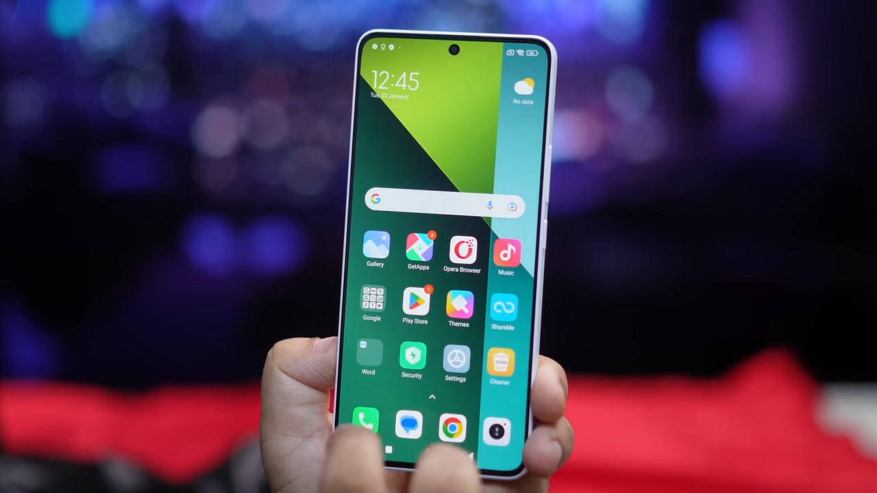 Màn hình của Redmi Note 13 Pro 5G có thiết kế đục lỗ cùng các cạnh viền mỏng đầy tinh tế Màn hình của Redmi Note 13 Pro 5G có thiết kế đục lỗ cùng các cạnh viền mỏng đầy tinh tế