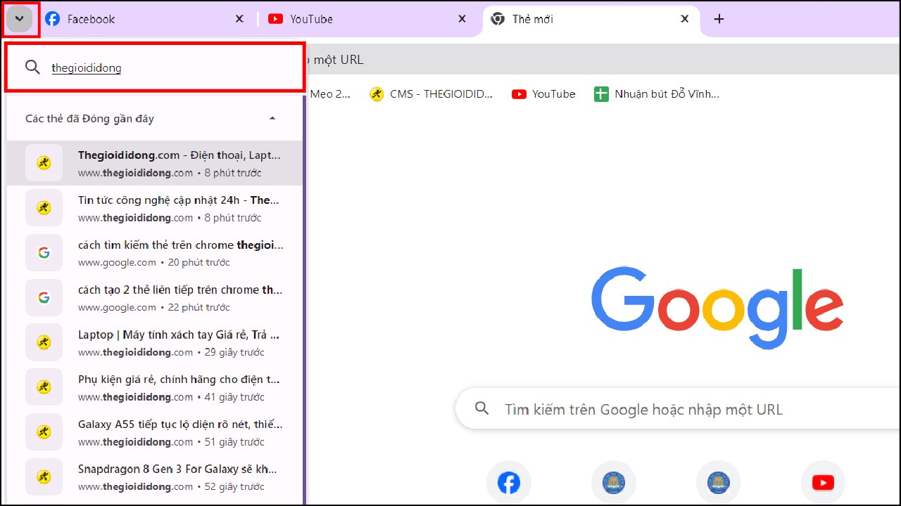 Mẹo sử dụng Chrome