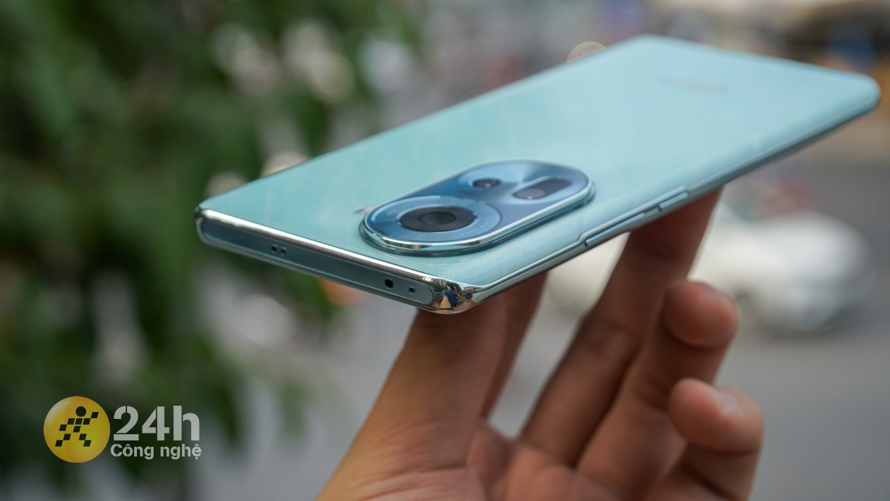 Các chi tiết của OPPO Reno11 5G đều được hoàn thiện chỉn chu.