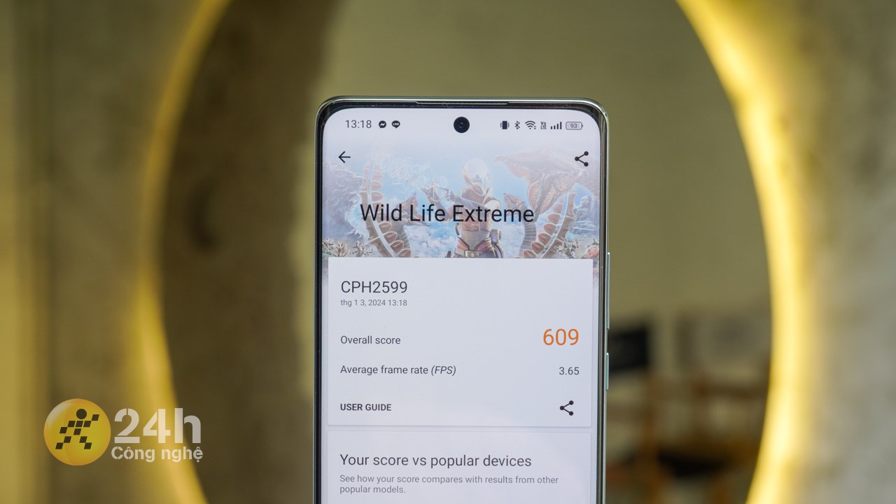 OPPO Reno11 5G nhìn chung không có hiệu năng quá mạnh nhưng lại có tính ổn định cao. OPPO Reno11 5G nhìn chung không có hiệu năng quá mạnh nhưng lại có tính ổn định cao.