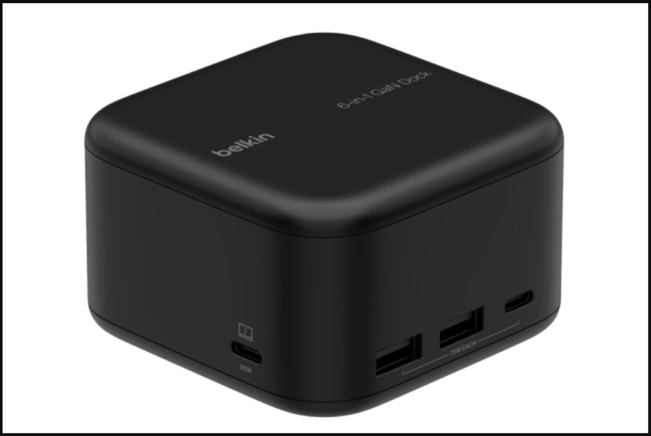 Dock Core GaN 6-in-1 với sáu cổng sạc tiện dụng Dock Core GaN 6-in-1 với sáu cổng sạc tiện dụng
