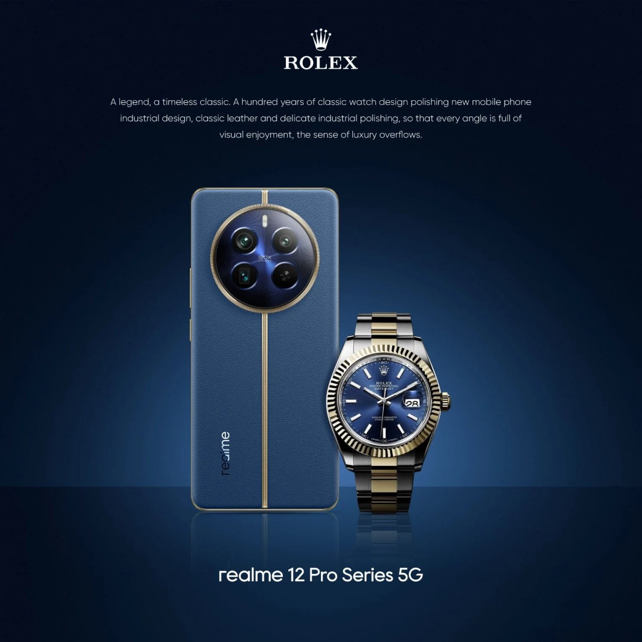 realme nhá hàng realme 12 Pro Plus Rolex Edition