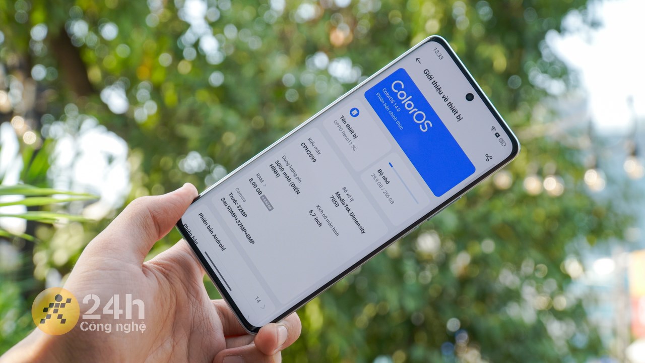 OPPO Reno11 5G được trang bị bộ cấu hình tốt trong phân khúc. OPPO Reno11 5G được trang bị bộ cấu hình tốt trong phân khúc.