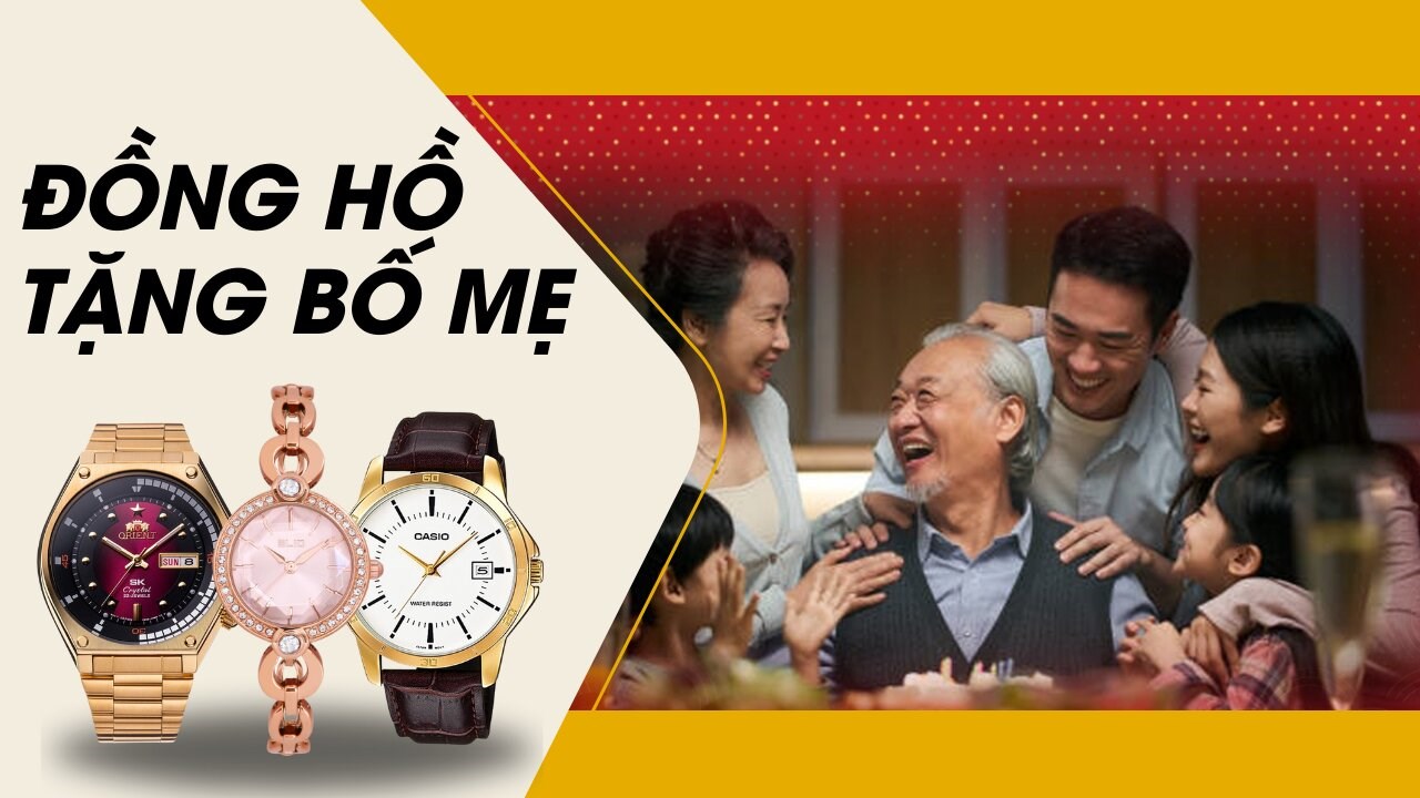 Quà tết cho bố mẹ không gì hợp lý hơn 4 chiếc đồng hồ thời trang này Quà tết cho bố mẹ không gì hợp lý hơn 4 chiếc đồng hồ thời trang này