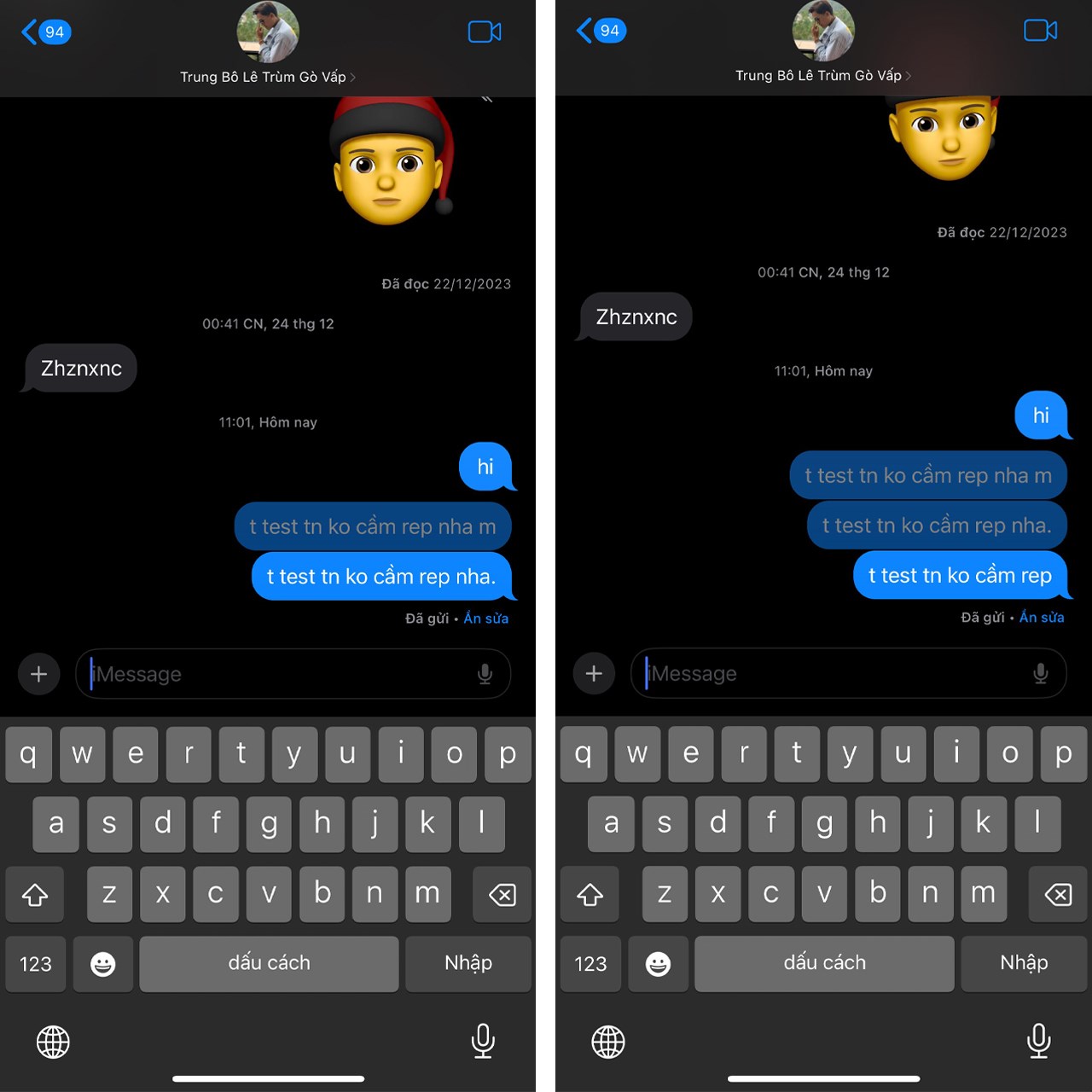 Cách xem lịch sử chỉnh sửa tin nhắn trên iPhone Cách xem lịch sử chỉnh sửa tin nhắn trên iPhone