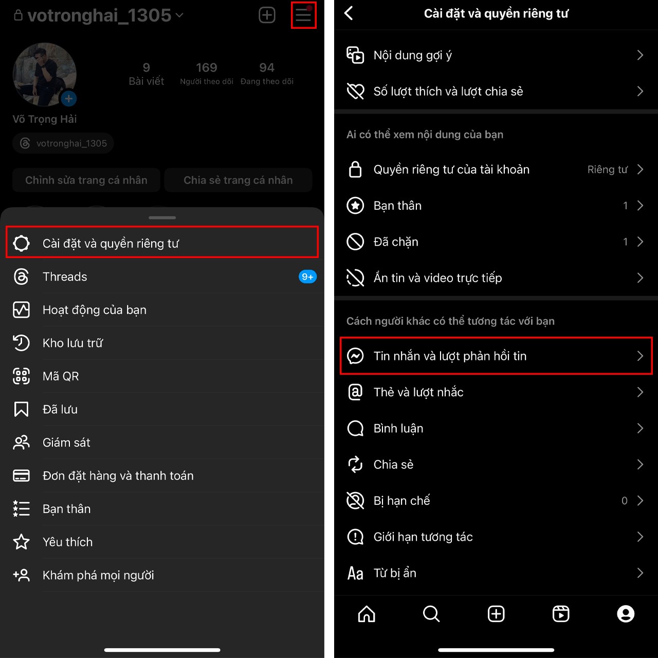 Cách chặn thêm vào nhóm trên Instagram Cách chặn thêm vào nhóm trên Instagram