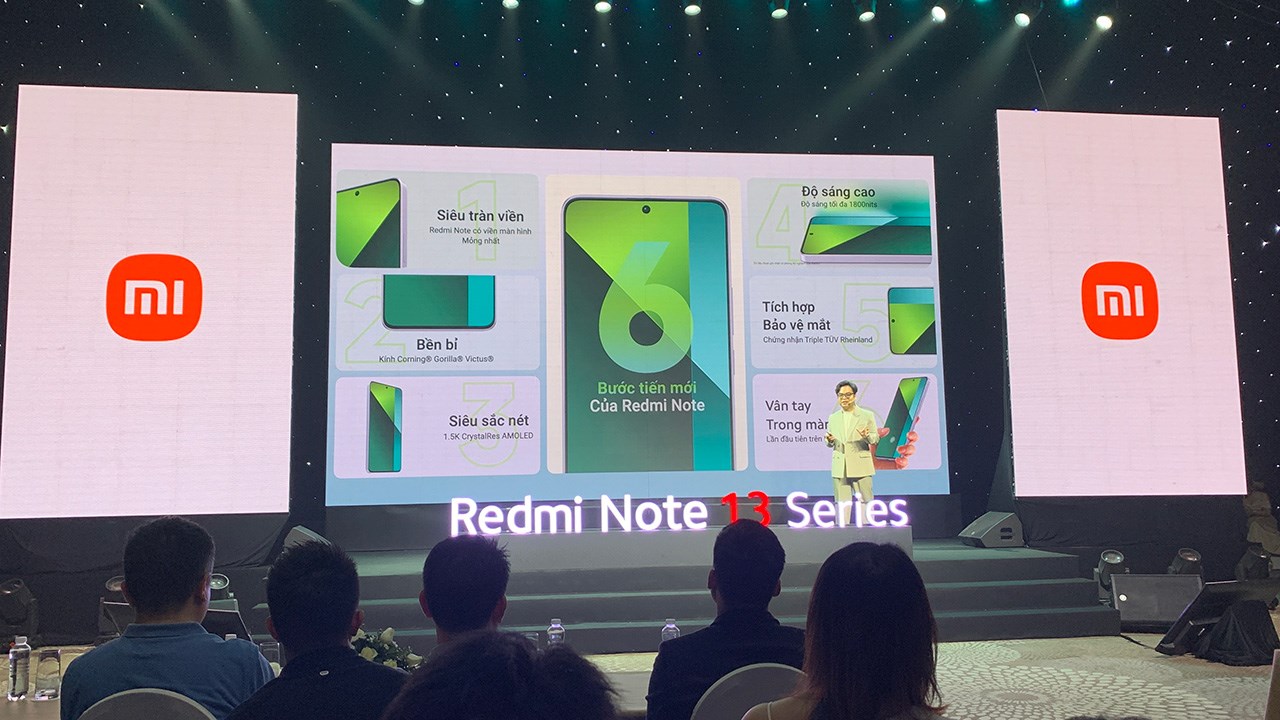 Màn hình siêu tràn viền trên Redmi Note 13 Pro Màn hình siêu tràn viền trên Redmi Note 13 Pro