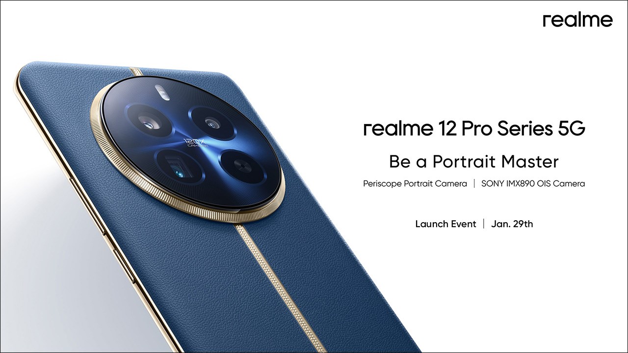 realme 12 Series sẽ được cho ra mắt vào ngày 29/01 