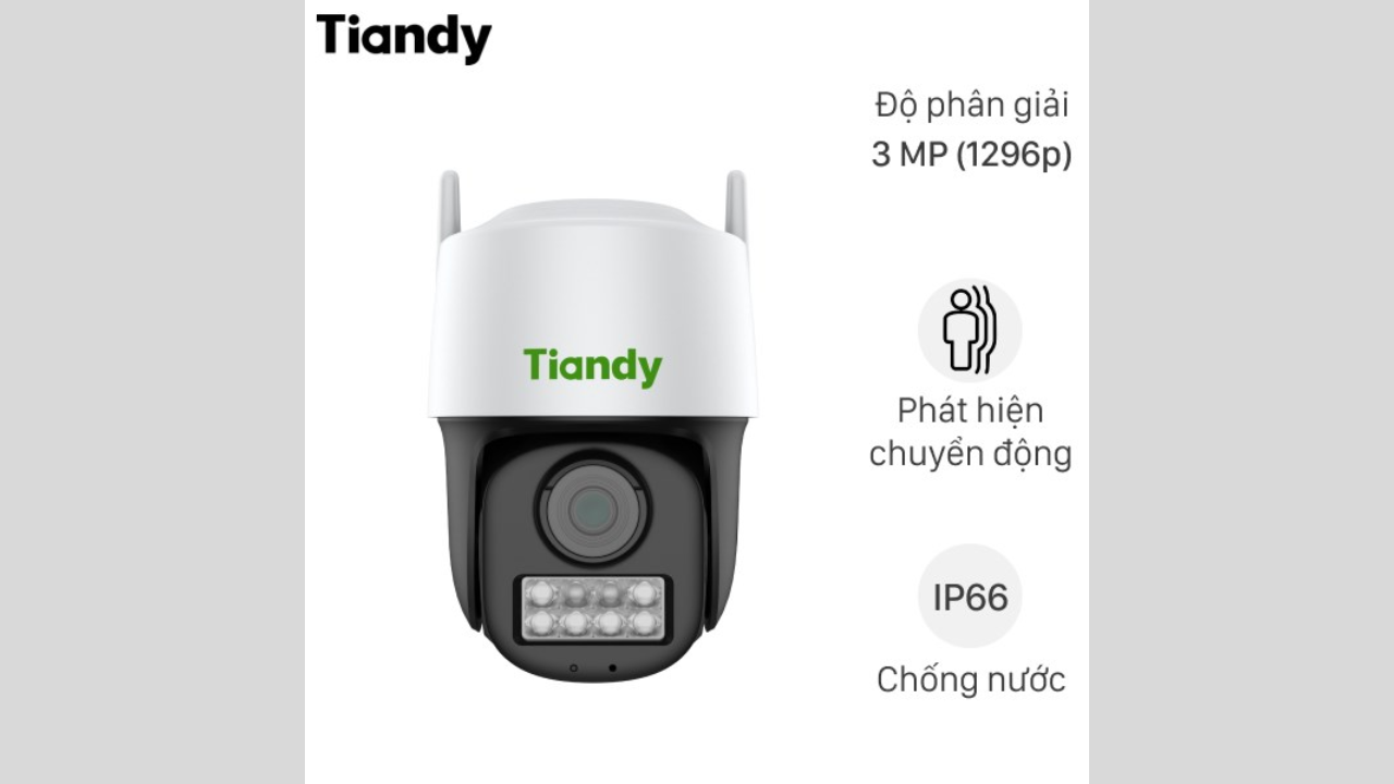 2. Camera IP Ngoài Trời 360 Độ 3MP TIANDY TC-H333N