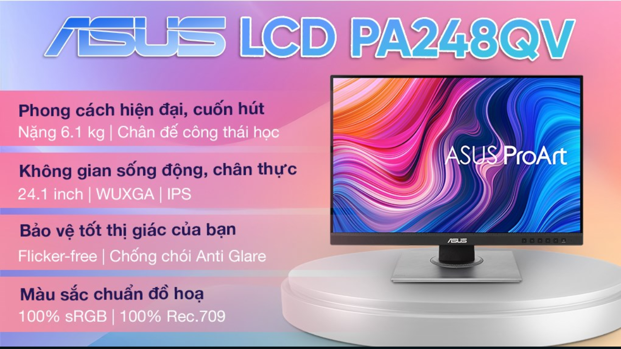 2. Màn hình Asus ProArt PA248QV 24.1 inch