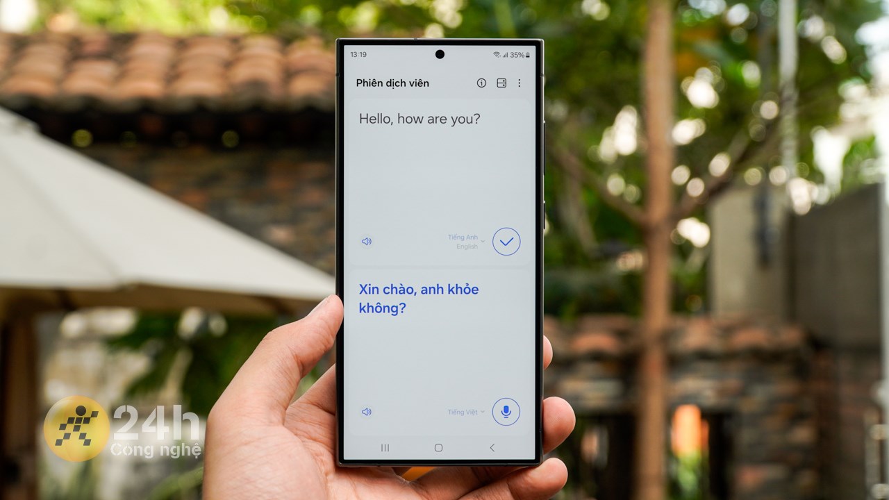Đây là tính năng Phiên dịch viên trên Galaxy S24 Ultra.
